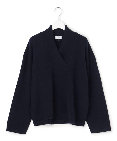 J.PRESS YORK STREET ニット セーター 「WOMEN」ウールカシミヤ 変形V