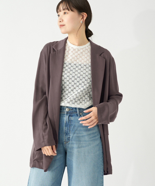 IENA（イエナ） テーラードジャケット 38 グレー レディース