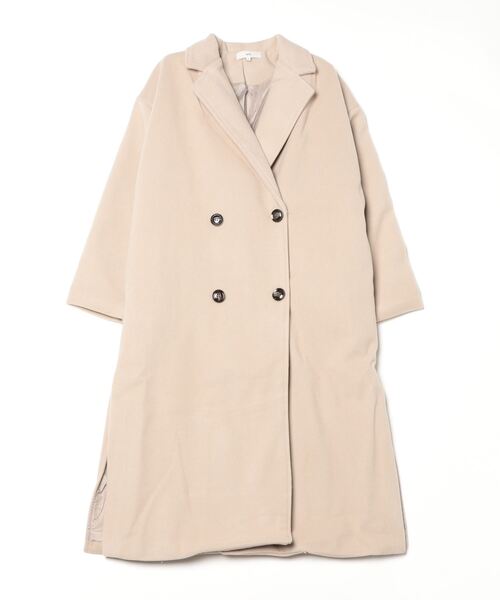 「ONE DAY KMC 」 「yield」チェスターコート FREE クリーム レディース_画像5