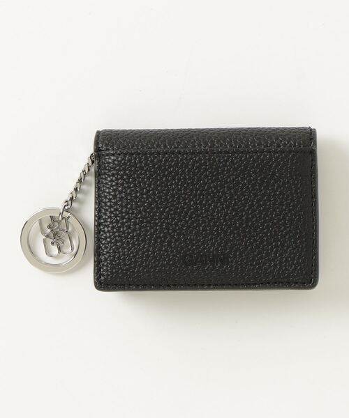 GANNI（ガニー） カードケース GANNI Card Holder With Flap Grained