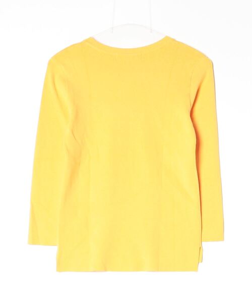 「BLACK BY MOUSSY」 長袖ニット FREE イエロー レディース_画像2