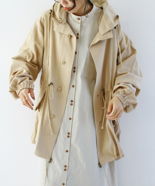 「Crisp」 コート FREE ホワイト レディース_画像3