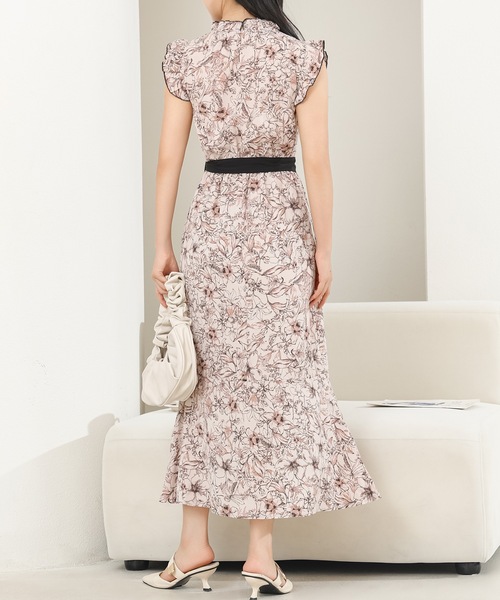 「Lace Ladies」 半袖ワンピース FREE ピンク レディース_画像8