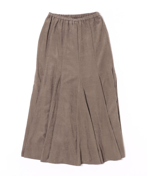 QUEENS COURT（クイーンズコート） スカート 割繊タンブラ−ピーチ