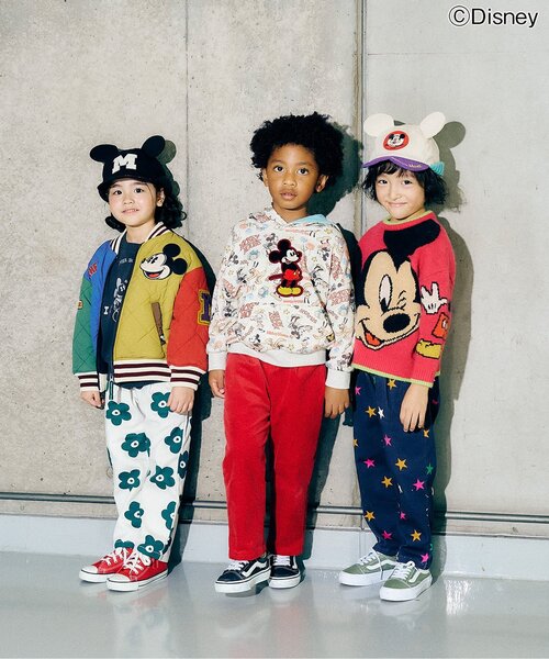 ディズニー　トレーナー Disney（ディズニー） トレーナー ピグメント加工 裏毛トレーナー