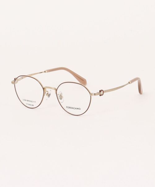 伊達メガネ メガネ 眼鏡 「FERRAGAMO/フェラガモ」ラウンド メガネ SF2602LB 745 レディース メンズ