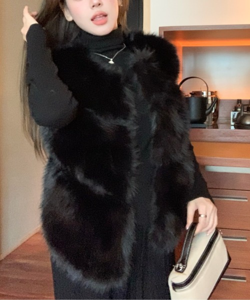 ベスト ジレ 3ステップエコファーベスト レディース : ZOZOTOWN Yahoo