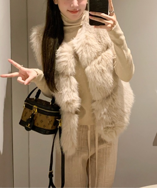 ベスト ジレ 3ステップエコファーベスト レディース : ZOZOTOWN Yahoo