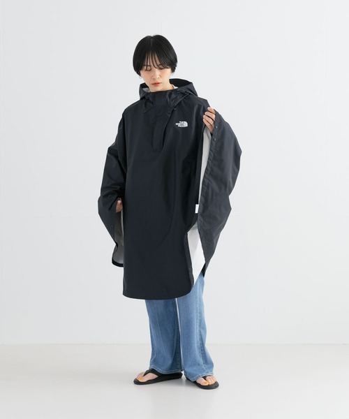 「THE NORTH FACE」 ポンチョ MEDIUM ブラック レディース_画像6