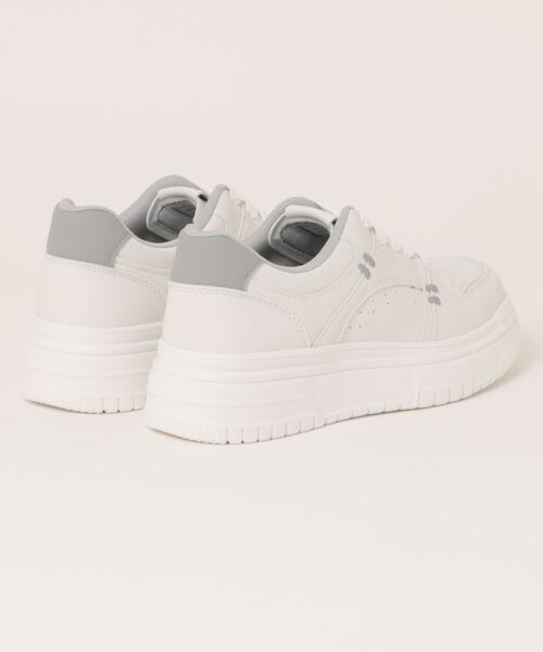 「HEAL ME」 ローカットスニーカー 24.0cm シルバー レディース_画像2