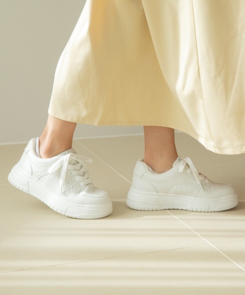 「HEAL ME」 ローカットスニーカー 24.0cm シルバー レディース_画像8