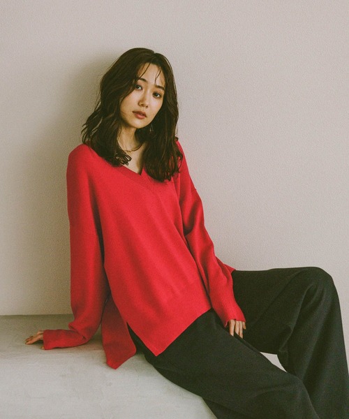 GLOBAL WORK（グローバルワーク） ニット セーター メルティリブV