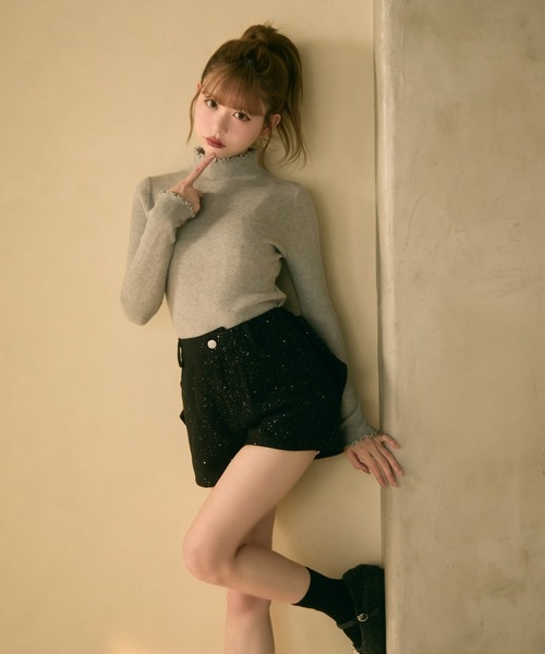 TITTY＆CO.（ティティーアンドコー） tシャツ メロウフリルリブ