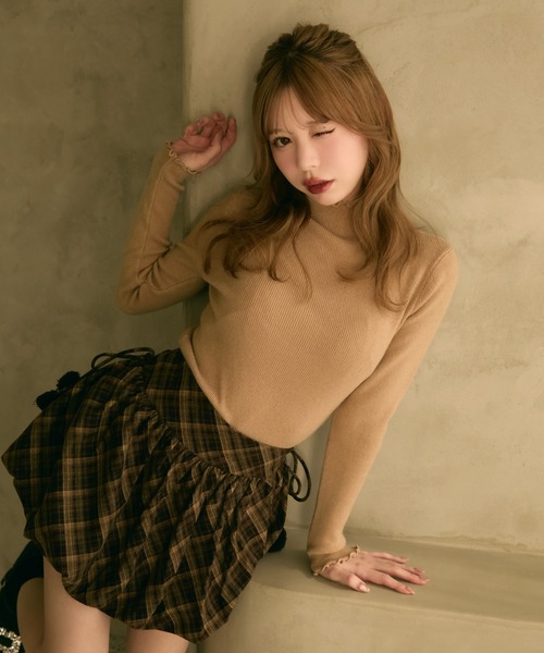 TITTY＆CO.（ティティーアンドコー） tシャツ メロウフリルリブ