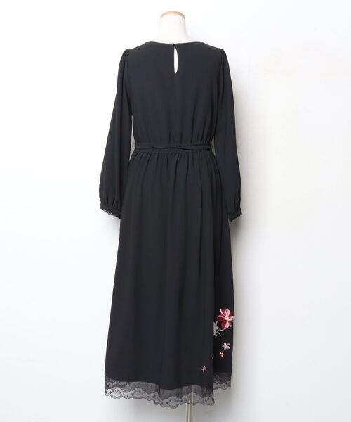 「31 Sons de mode」 長袖ワンピース 36 ブラック レディース_画像2