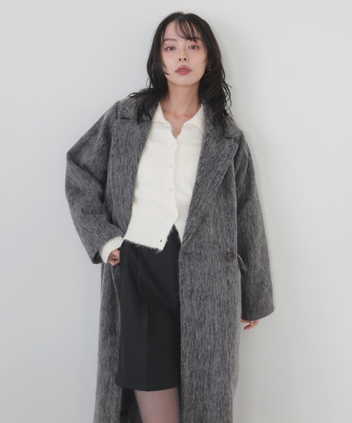 egg trading egg/London ロングコート　使用感あり ビッグテーラートレンチコート ロングコート[品番：ADEW0000173]｜ad