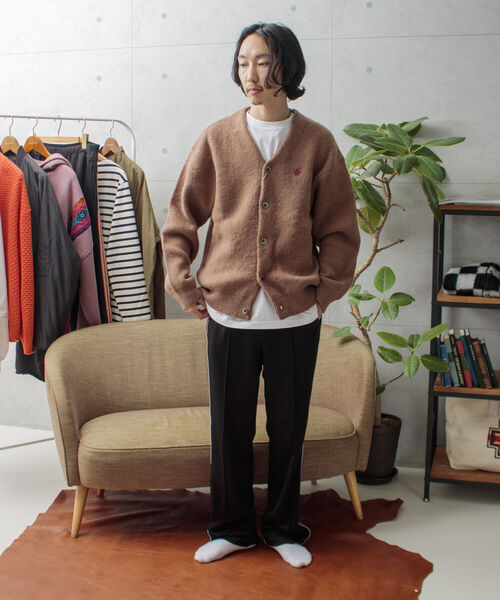 「BEVERLY HILLS POLO CLUB」 ニットカーディガン L ミント メンズ_画像8