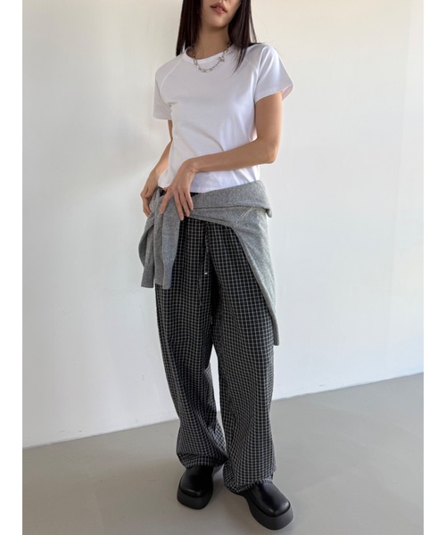 「Didot.showroom」 イージーパンツ FREE クリーム レディース_画像2