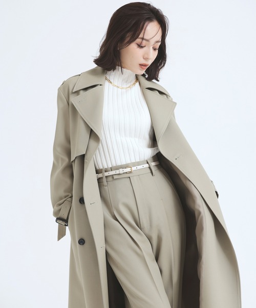 「anuans」 ノースリーブニット FREE ゴールド レディース_画像7