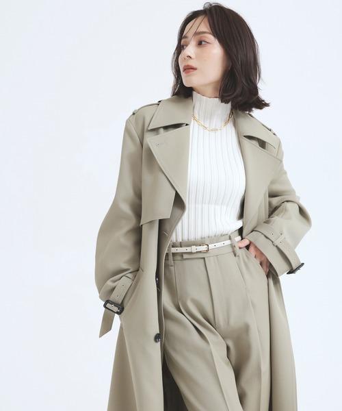 「anuans」 ノースリーブニット FREE ゴールド レディース_画像8