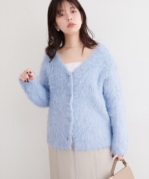 natural couture カーディガン シャギーカーデ レディース : ZOZOTOWN 