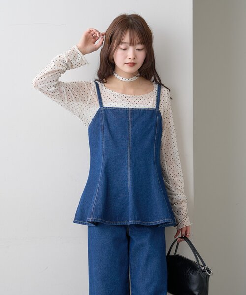 mystic（ミスティック） キャミソール 「3色展開/SET UPスタイルにも