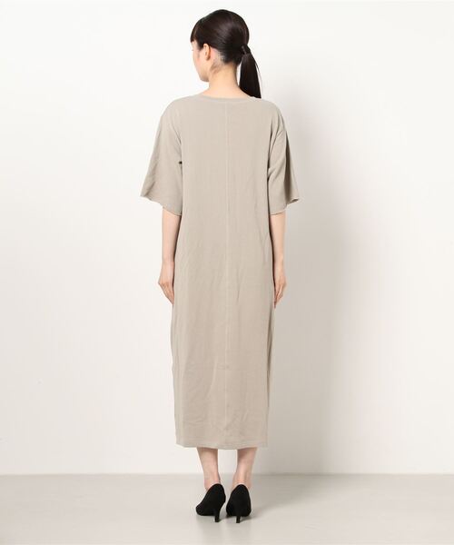 「haupia」 半袖ワンピース MEDIUM オフホワイト レディース_画像3