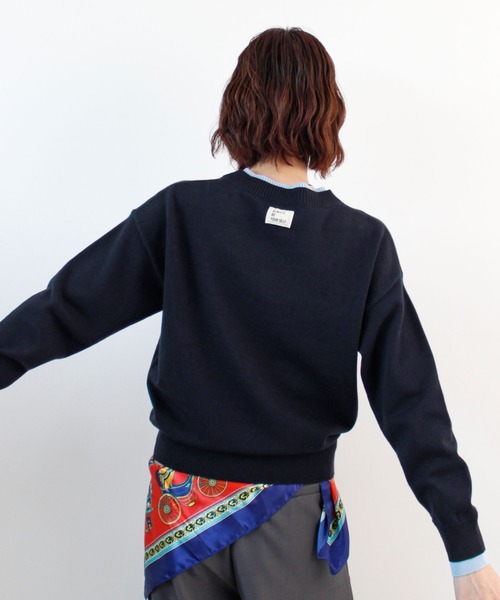 ♡Amerivintage♡レイヤードニット ニット セーター Vネックレイヤードニット レディース : ZOZOTOWN