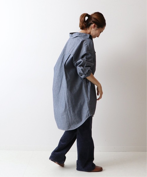 「FRAMeWORK」 シャツワンピース - ブルー レディース_画像7