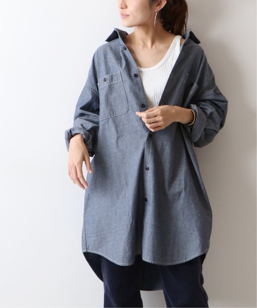 「FRAMeWORK」 シャツワンピース - ブルー レディース_画像9