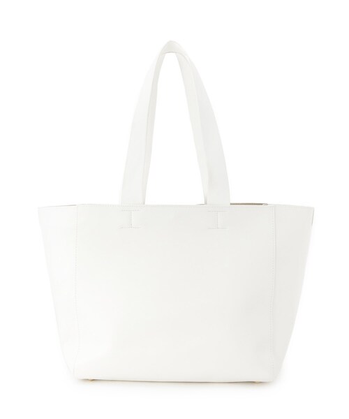 新品・未使用　  ホワイトトートバッグ ESPERANZA（エスペランサ） トートバッグ リボントートバッグ