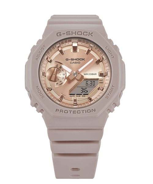 値下げ未使用G-SHOCK GA-2100PG-4A1F 腕時計ピンクベージュ☆ G-SHOCK 「G-SHOCK」 アナログ腕時計 FREE ピンク レディース