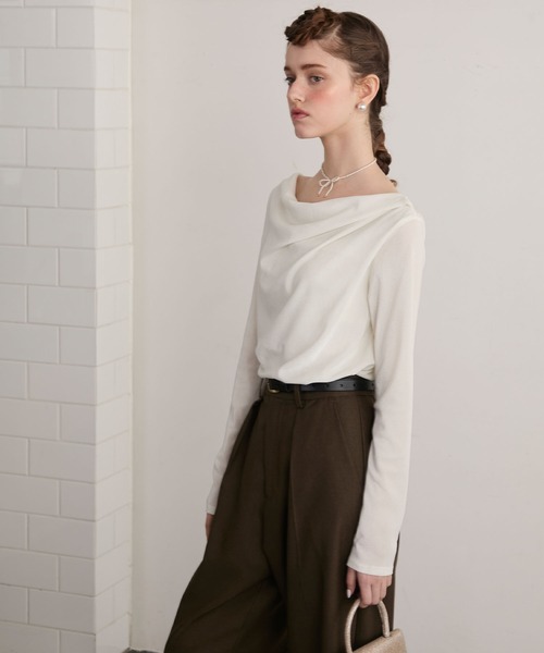 「BONLECILL noir」 長袖カットソー FREE ブラック レディース_画像4