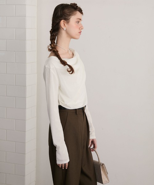 「BONLECILL noir」 長袖カットソー FREE ブラック レディース_画像5