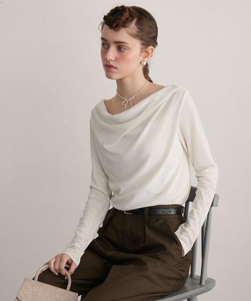 「BONLECILL noir」 長袖カットソー FREE ブラック レディース_画像9