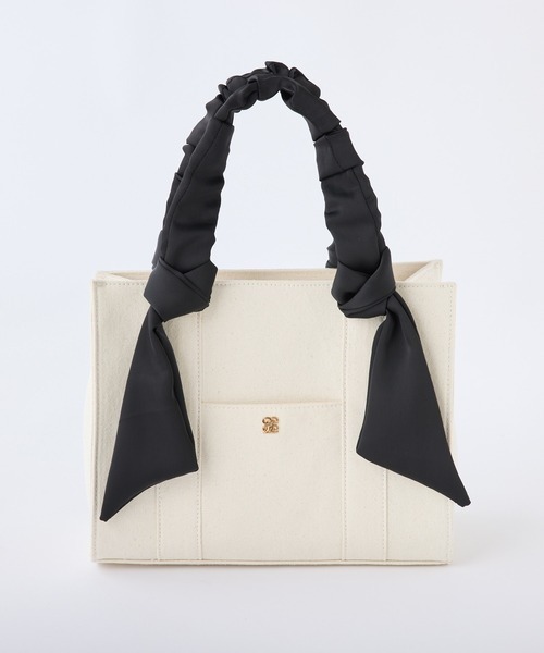 one after another NICE CLAUP トートバッグ 「WEB限定」ギャザー
