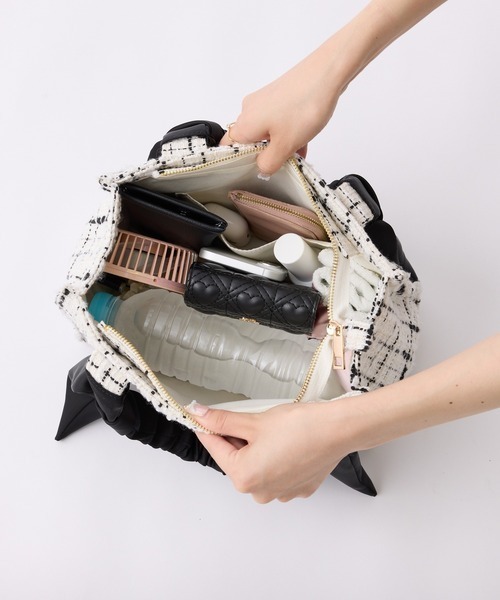 one after another NICE CLAUP トートバッグ WEB限定/ギャザーハンドル