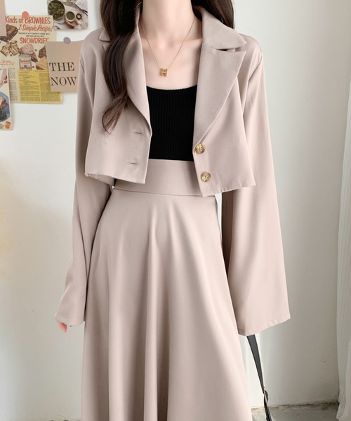 「ABITOKYO」 セットアップ M ブラウン レディース_画像3