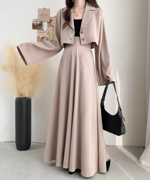 「ABITOKYO」 セットアップ M ブラウン レディース_画像4