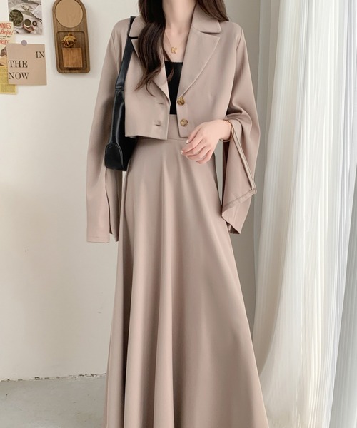 「ABITOKYO」 セットアップ M ブラウン レディース_画像5