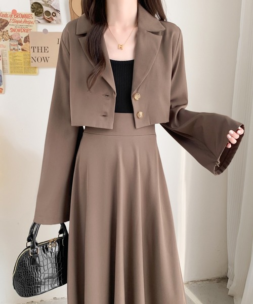 「ABITOKYO」 セットアップ M ブラウン レディース_画像8