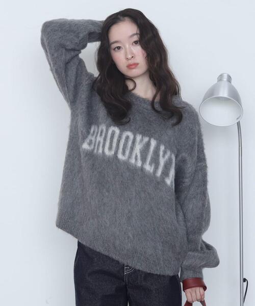 WEGO（ウィゴー） ニット セーター WEGO/モヘアタッチBROOKLYN