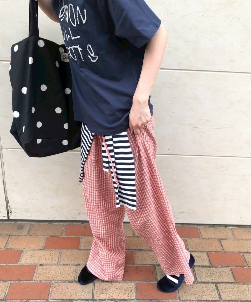 common gull products. イージーパンツ LARGE レッド レディース