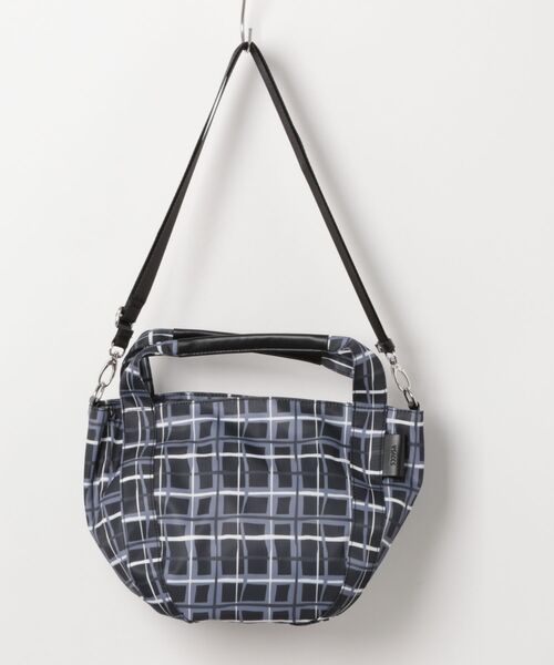 Y'SACCS（イザック） トートバッグ ドローイングチェック撥水2WAY