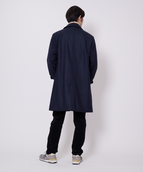 「Blue Standard 」 ステンカラーコート LARGE ブラック メンズ_画像5