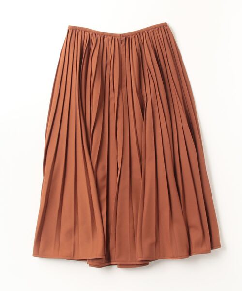 「EFFE BEAMS」 プリーツスカート 36 レッド レディース_画像2