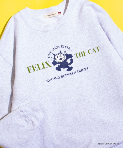 「GOOD ROCK SPEED」 スウェットカットソー M アッシュ メンズ_画像2