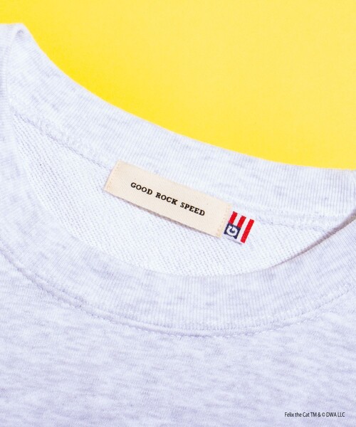 「GOOD ROCK SPEED」 スウェットカットソー M アッシュ メンズ_画像3