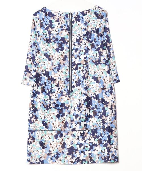 「LAUTREAMONT」 長袖ワンピース 38 ブルー レディース_画像2