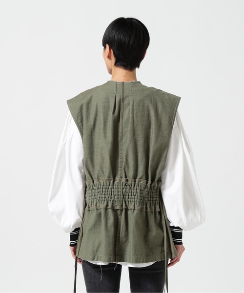 「RehersalL」 ベスト F カーキ レディース_画像6